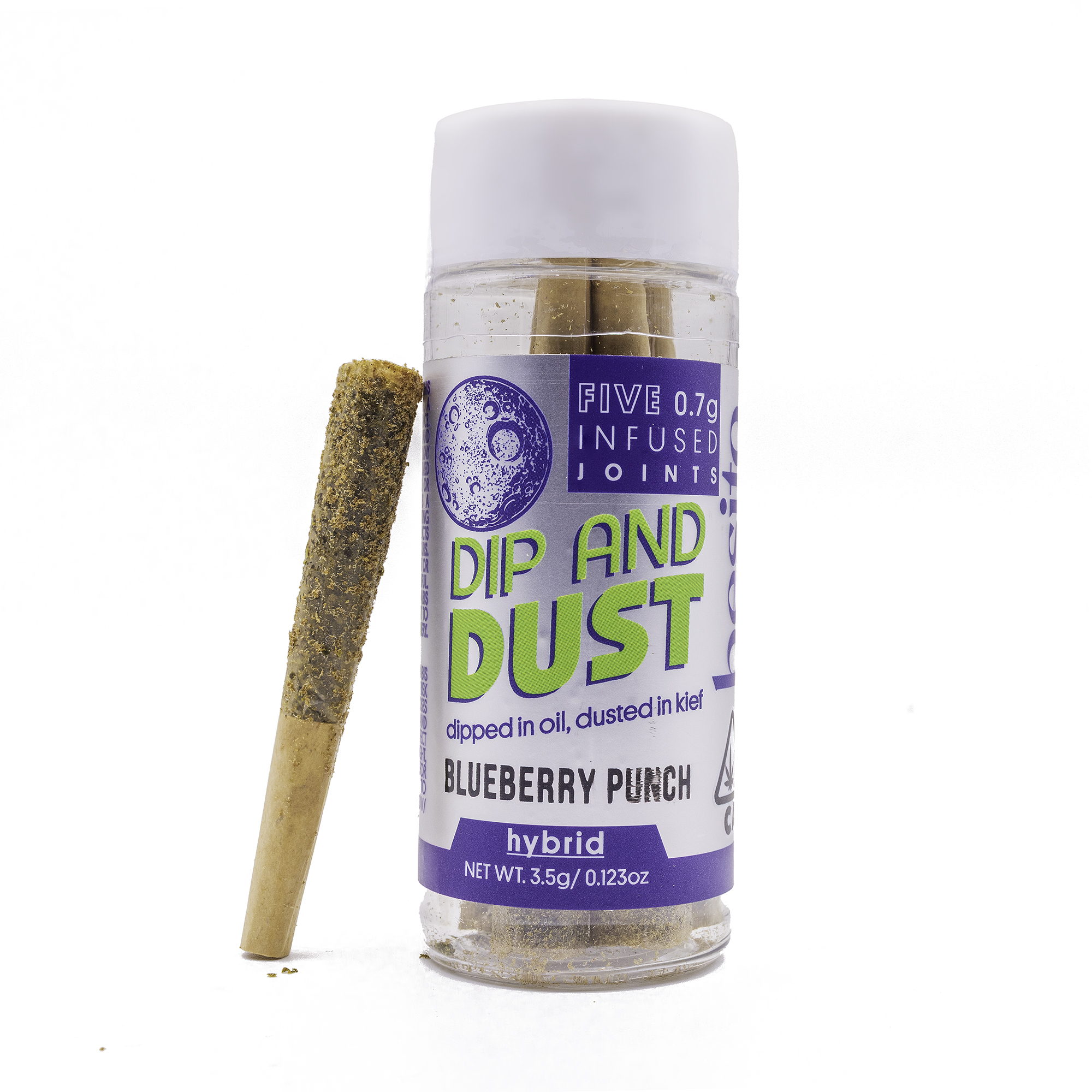 BESITO — BLUEBERRY PUNCH DIP & DUST CLASSIC KIEF PREROLL - 5 PACK
