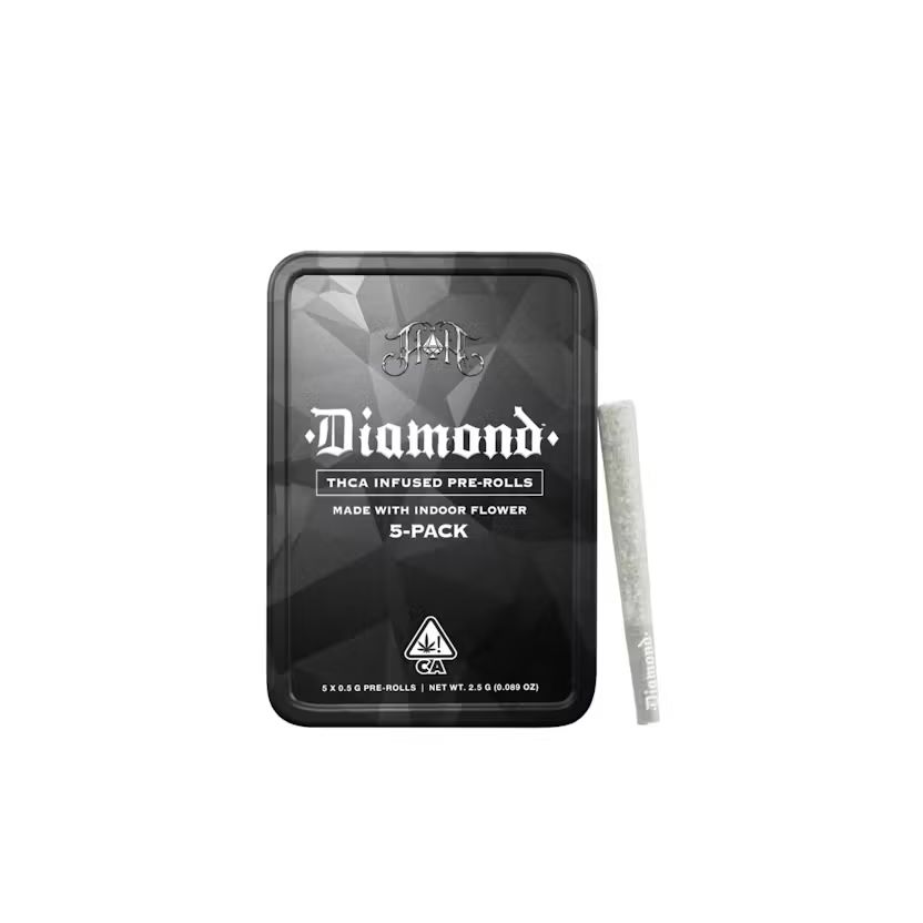 BISCOTTI DIAMOND INFUSED PREROLL - 5 PACK