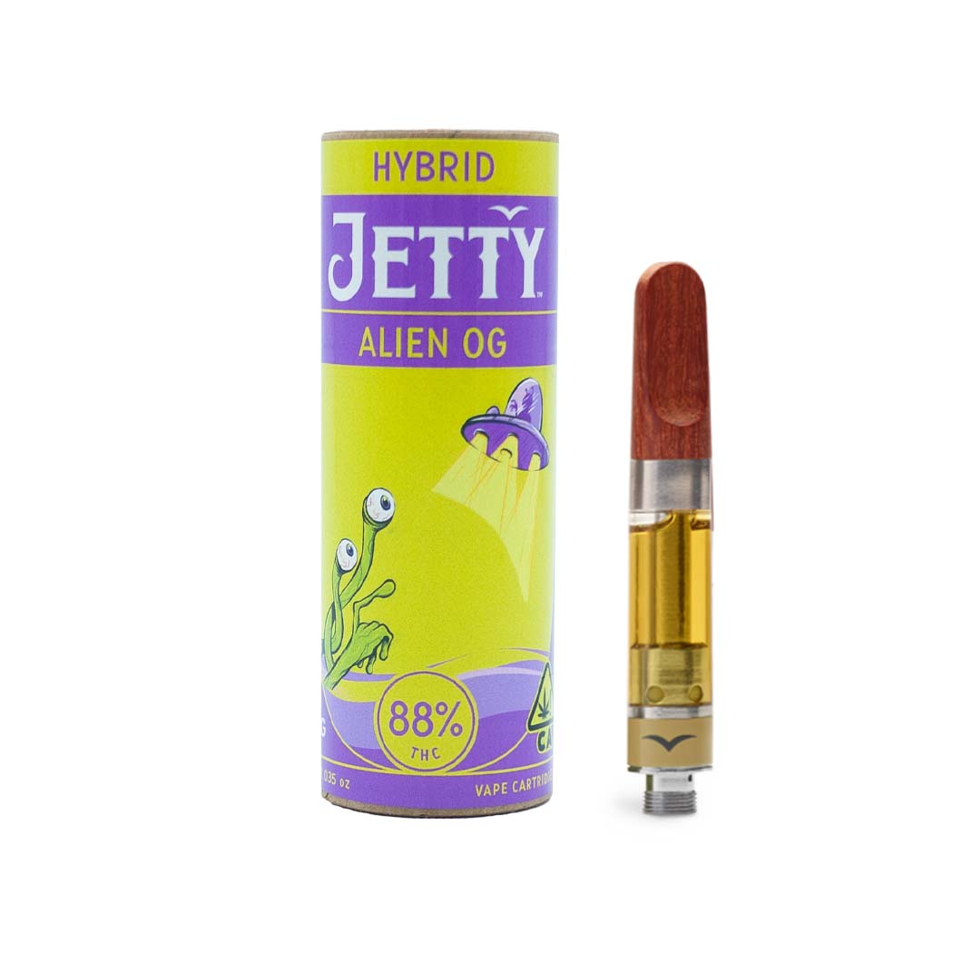 Jetty Extracts — ALIEN OG HIGH THC CARTRIDGE - GRAM