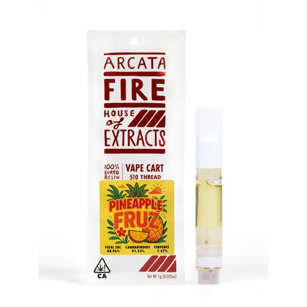 Arcata Fire — PINEAPPLE FRUZ CURED RESIN CARTRIDGE - GRAM