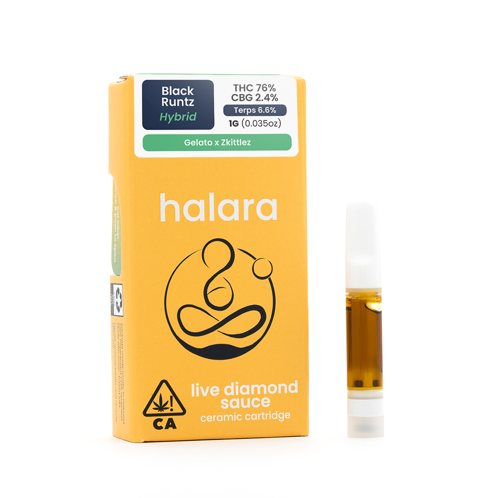 BLACK RUNTZ LIVE DIAMOND SAUCE CARTRIDGE - GRAM
