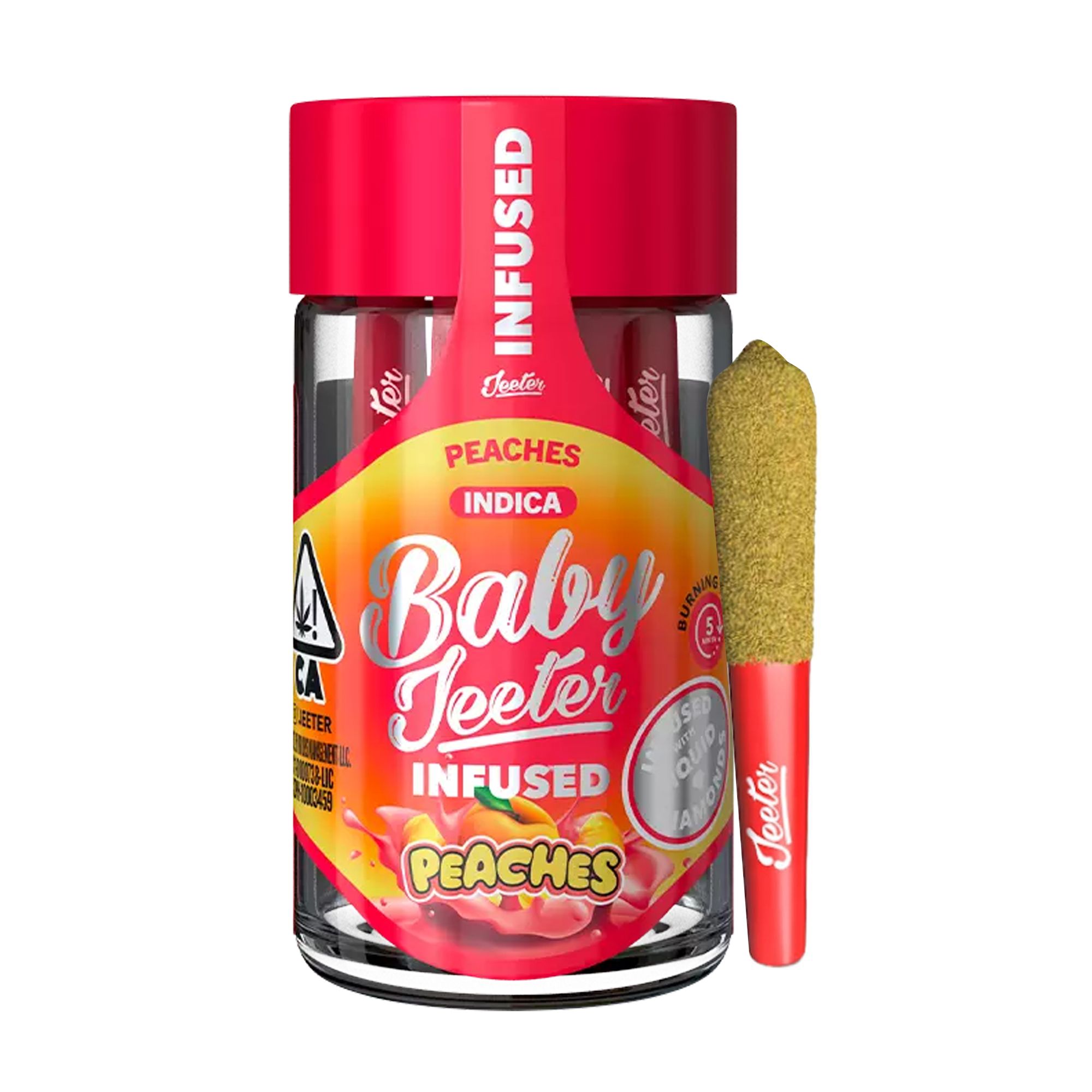 JEETER - PEACHES BABY JEETERS - 5 PACK