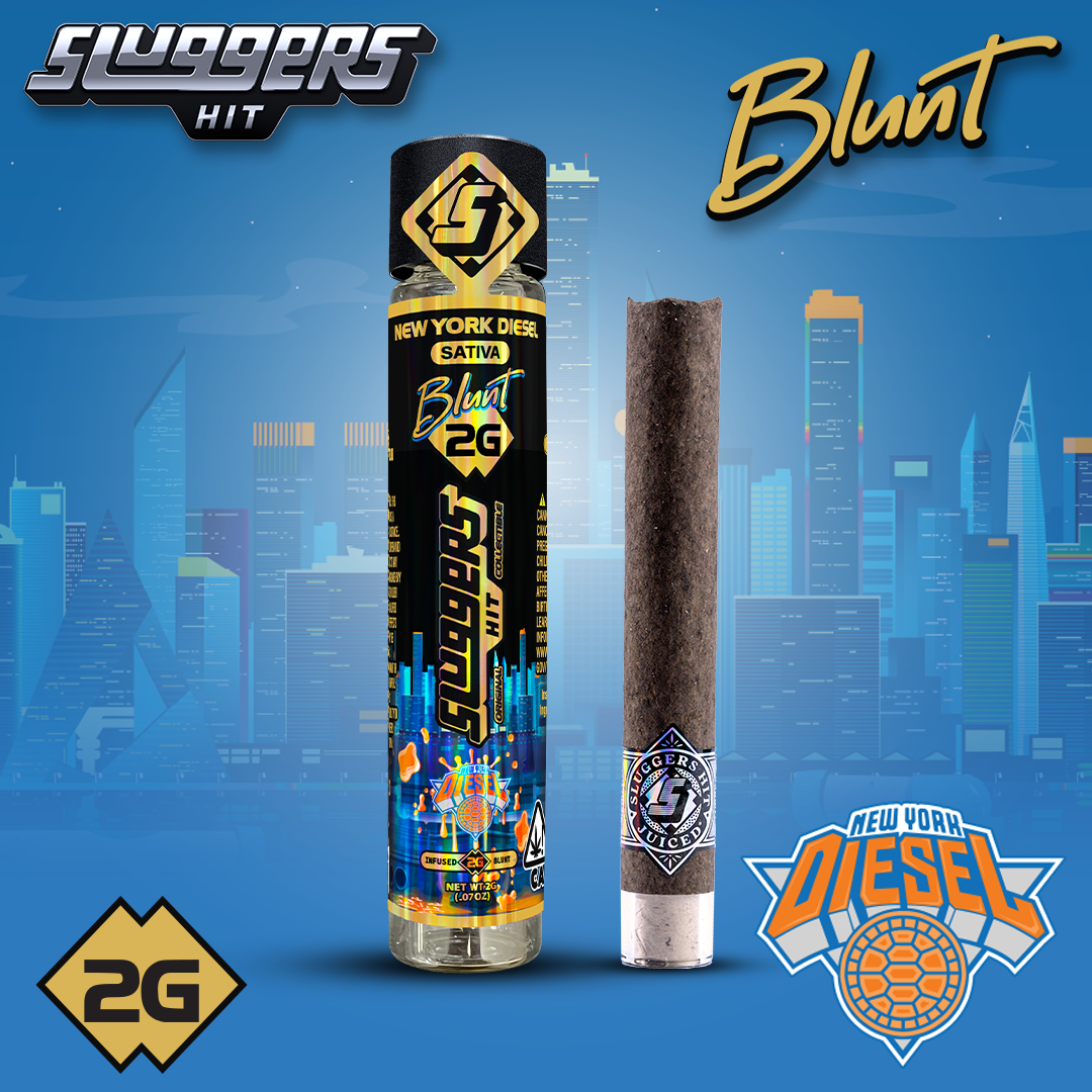 NYC DIESEL DIAMOND & HASH INFUSED BLUNT - 2 GRAMS