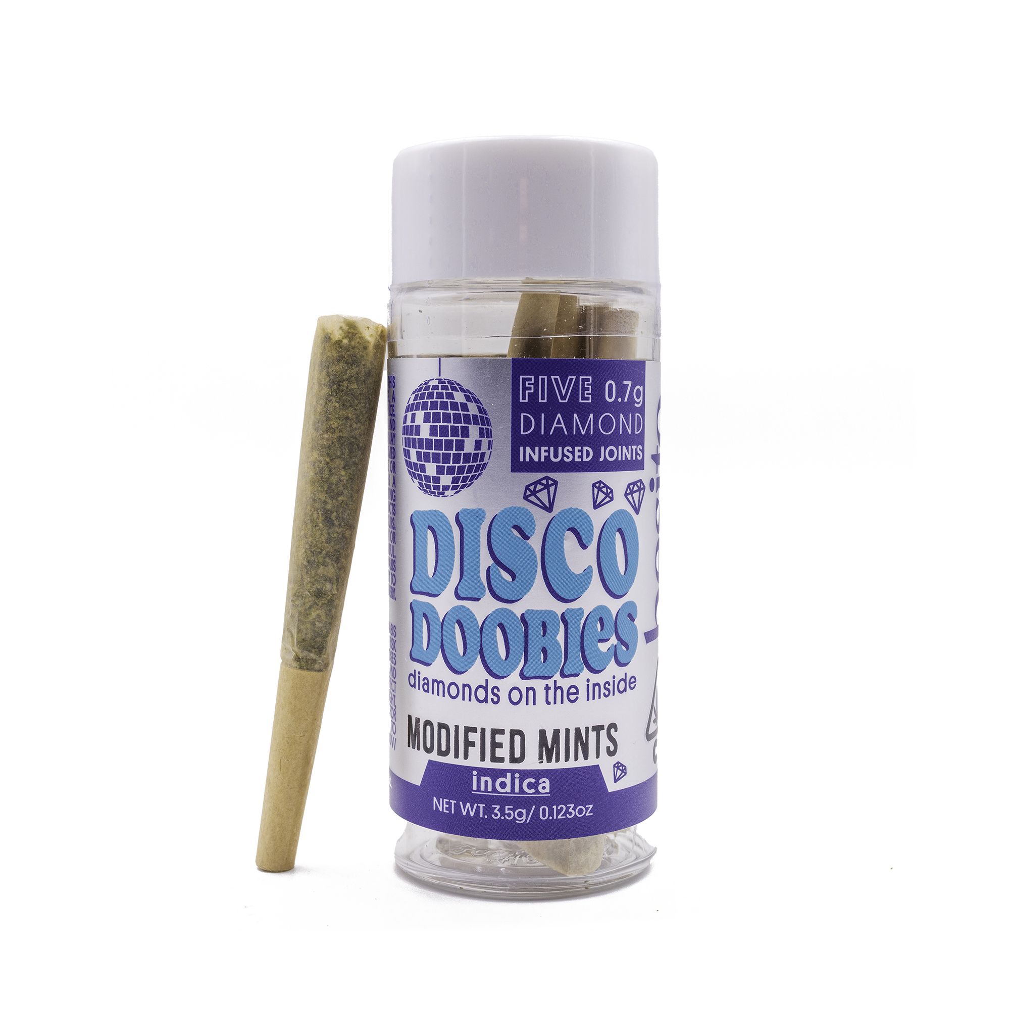 BESITO — MODIFIED MINTS DISCO DOOBIES CLASSIC DIAMONDS PREROLL - 5 PACK