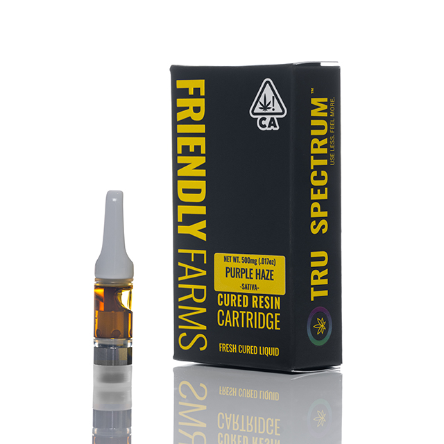 PURPLE HAZE CURED RESIN CARTRIDGE - HALF GRAM