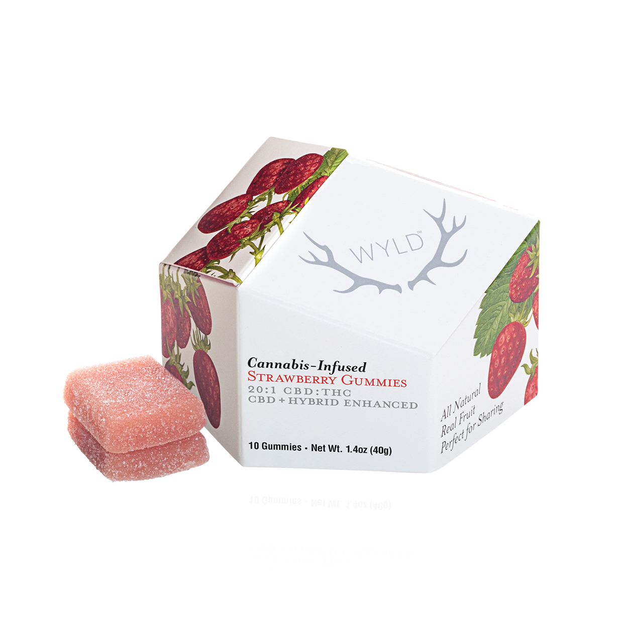 Wyld — STRAWBERRY 20:1 CBD GUMMIES - 10 PACK