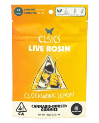 Clockwork Lemon LIVE ROSIN GUMMIES