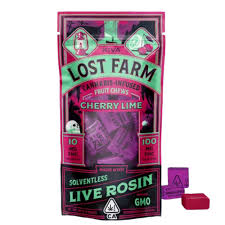 CHERRY LIME GMO ROSIN 10PC 10MG GUMMIES