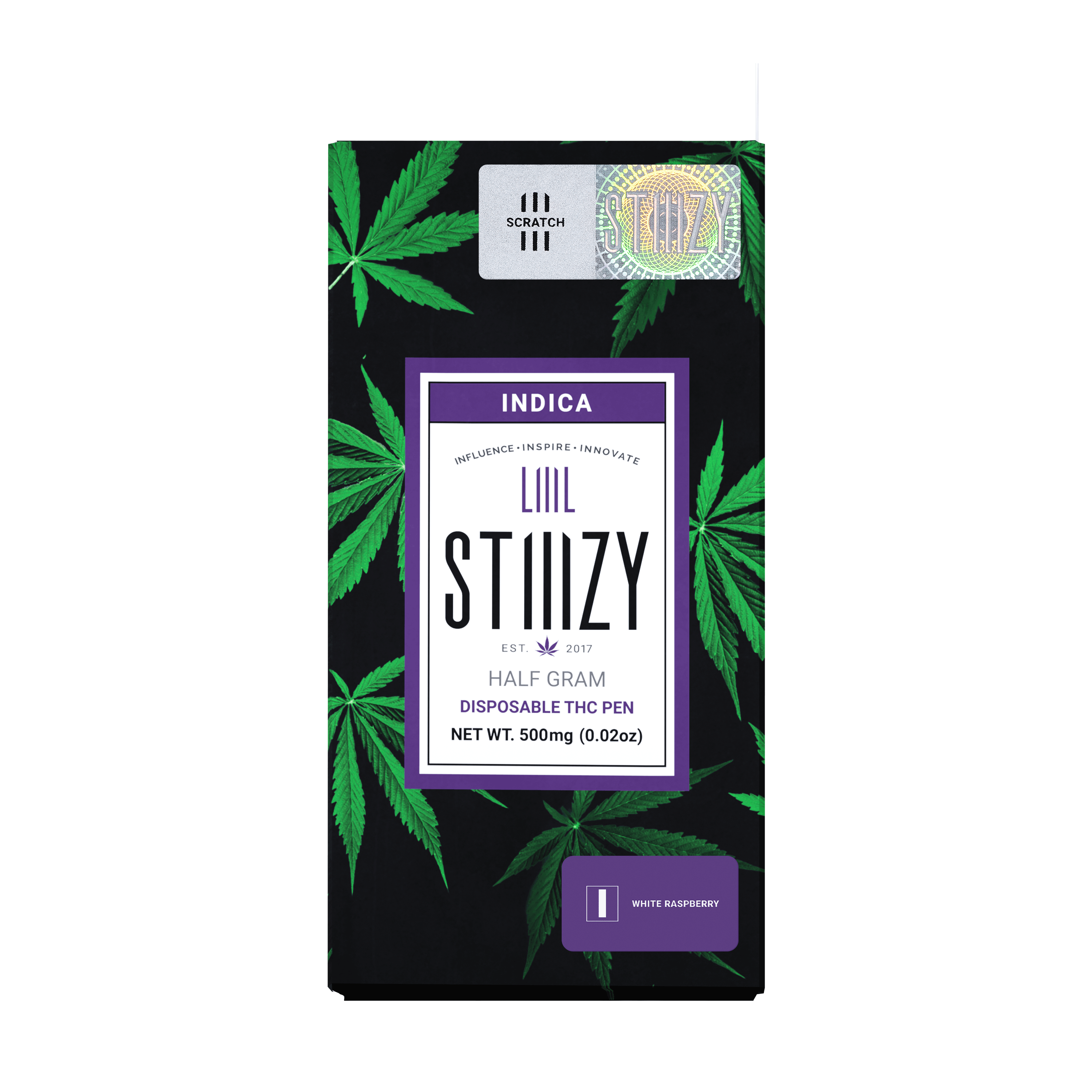 WHITE RASPBERRY DISPOSABLE - 0.5G