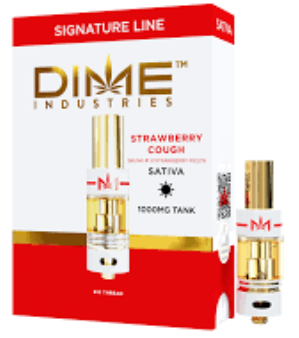 Dime Strawberry Cough 1g Cartridge
