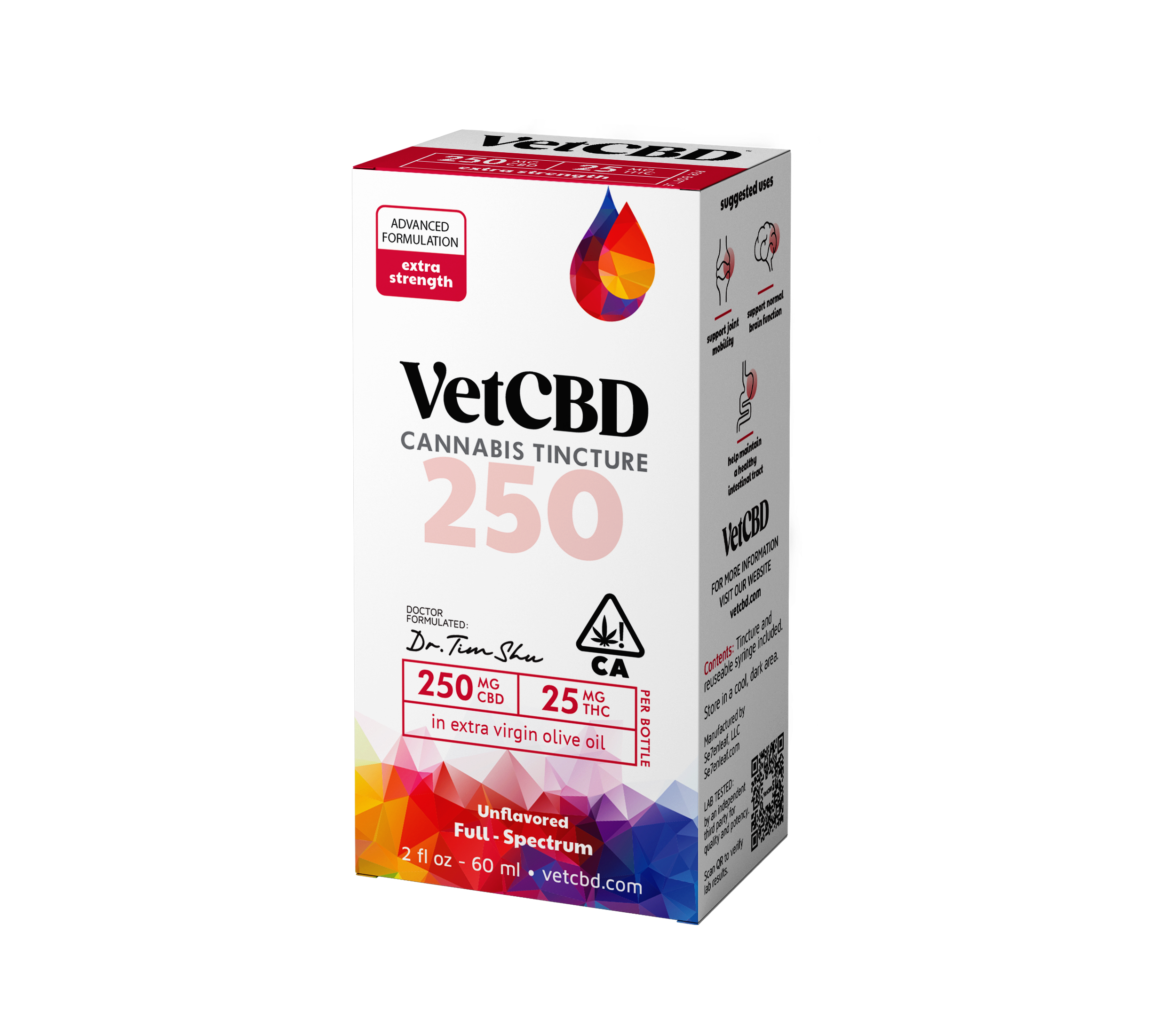 Vet - cbd - VET - CBD REGULAR STRENGTH TINCUTURE (2 OZ)