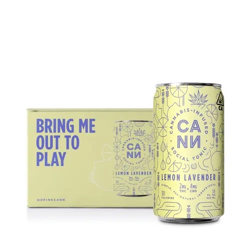 CANN LEMON LAVENDER TONIC 4PK