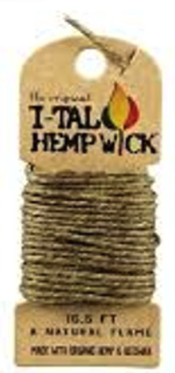 I-TAL ROLLED HEMP WICK LARGE