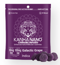 KANHA NANO INDICA GALACTIC GRAPE GUMMIES 100 MG