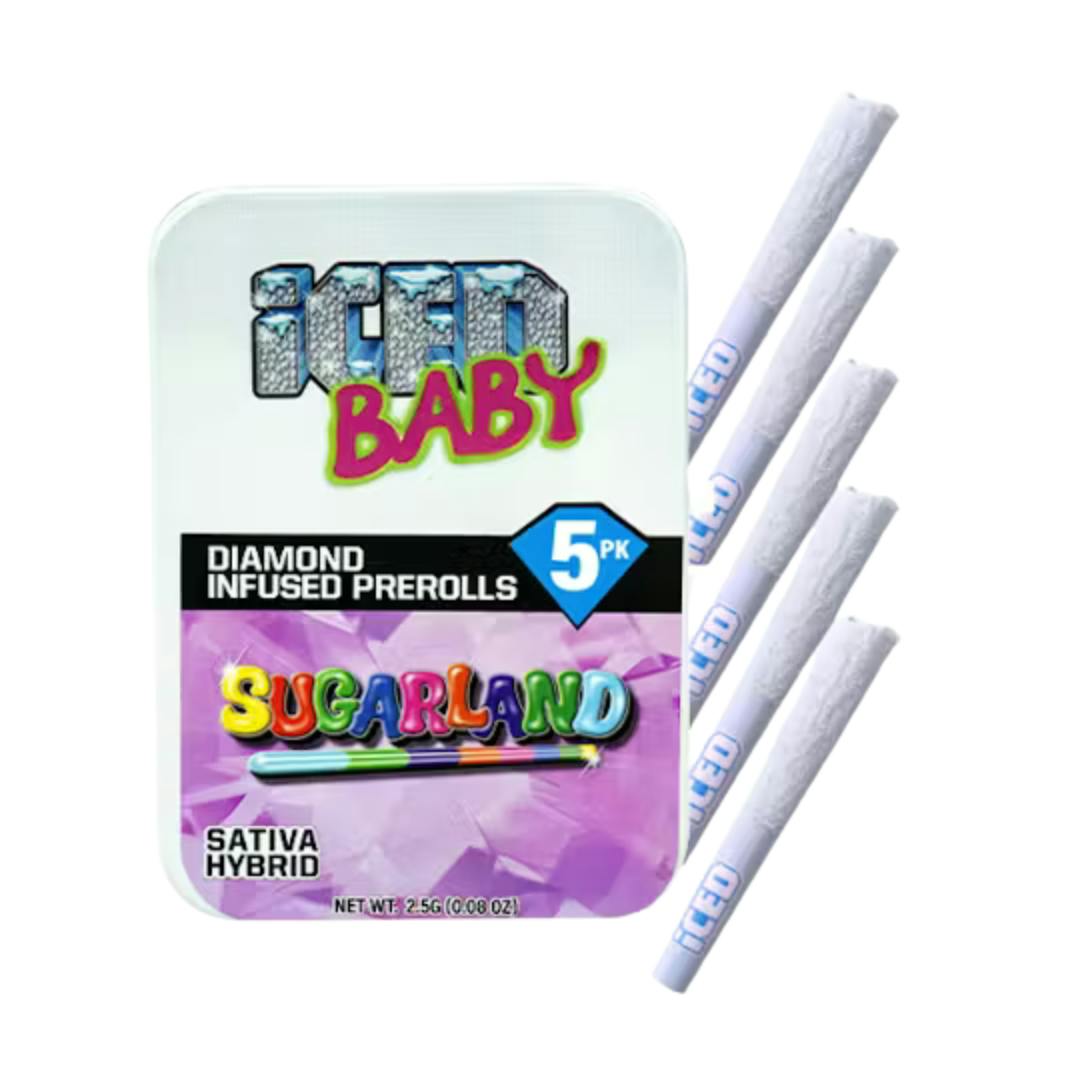 SUGARLAND ICED INFUSED 5PK PREROLLS