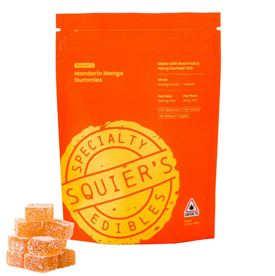 MANDARIN MANGO | 100MG FAST-ACTING GUMMIES
