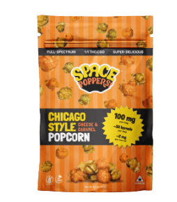 CHICAGO STYLE | 100MG CARAMEL POPCORN 1:1 THC/CBD