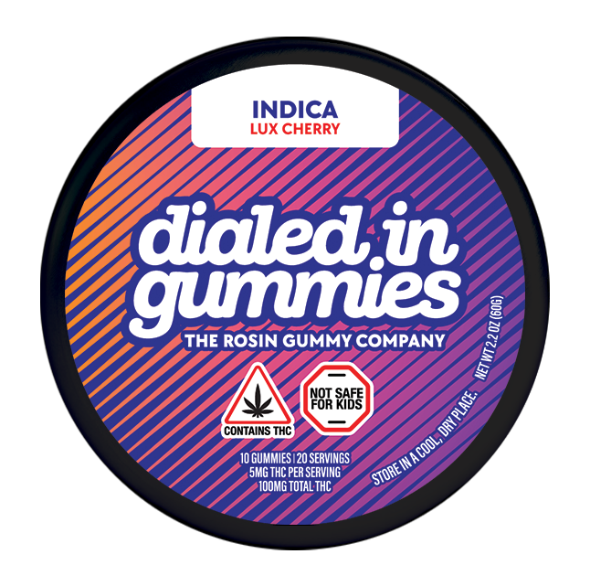 LUX CHERRY | 100MG LIVE ROSIN GUMMIES