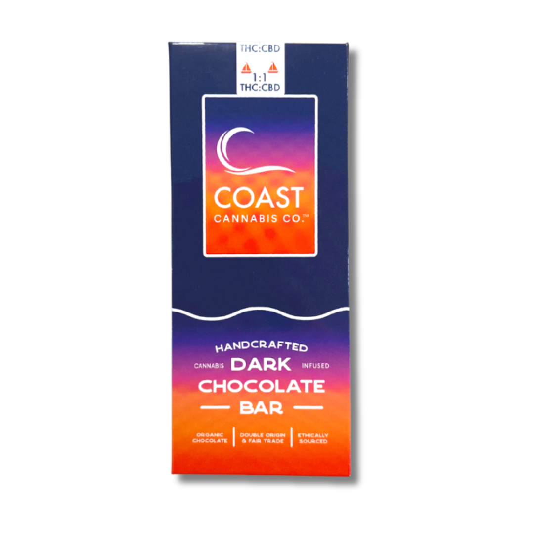 CRANBERRY DARK CHOCOLATE | 1:1:1 THC/CBD/CBN DARK CHOCLATE BAR