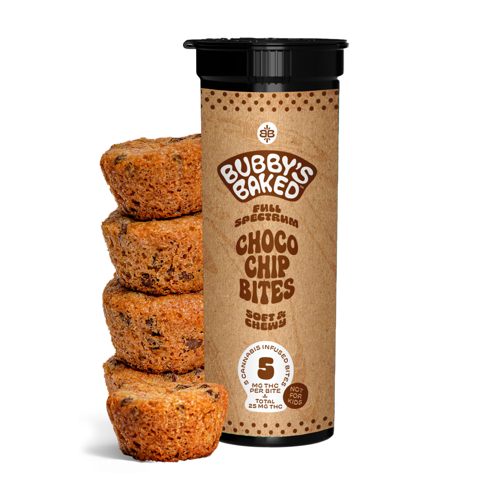 CHOCO-CHIP BITES | 25MG FULL-SPECTRUM BITES