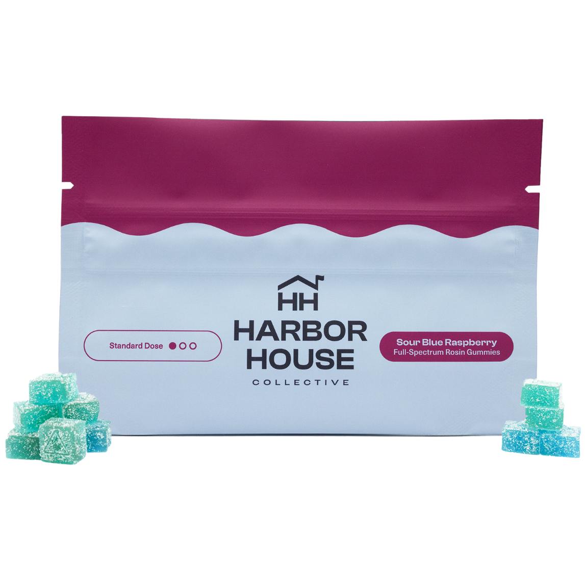 SOUR BLUE RASPBERRY | 100MG HASH ROSIN GUMMIES