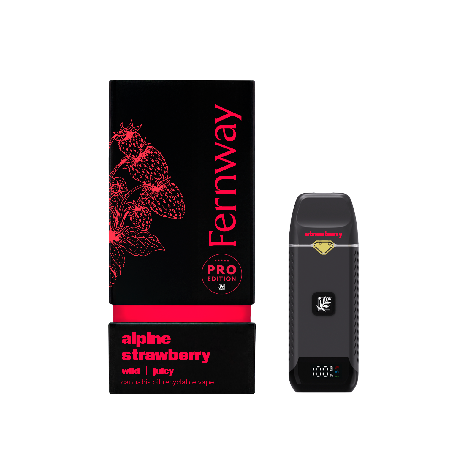 fernway disposable vape yellow light - ALPINE STRAWBERRY Version:VOOPOO PnP X Pod Tank MTL Vaporesso LUXE X 40W product-type_nicotine-salt