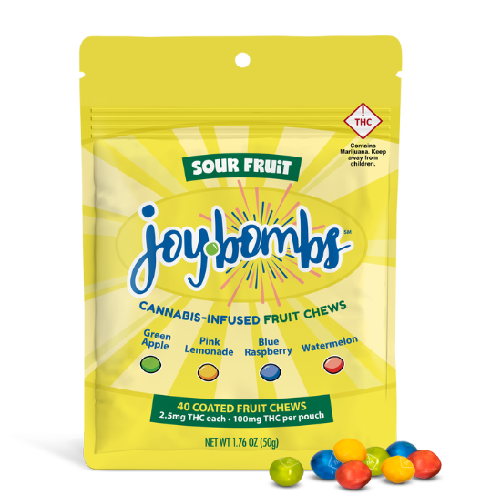 SOUR FRUIT | 100MG CANDY COATED FRUIT CHEWS