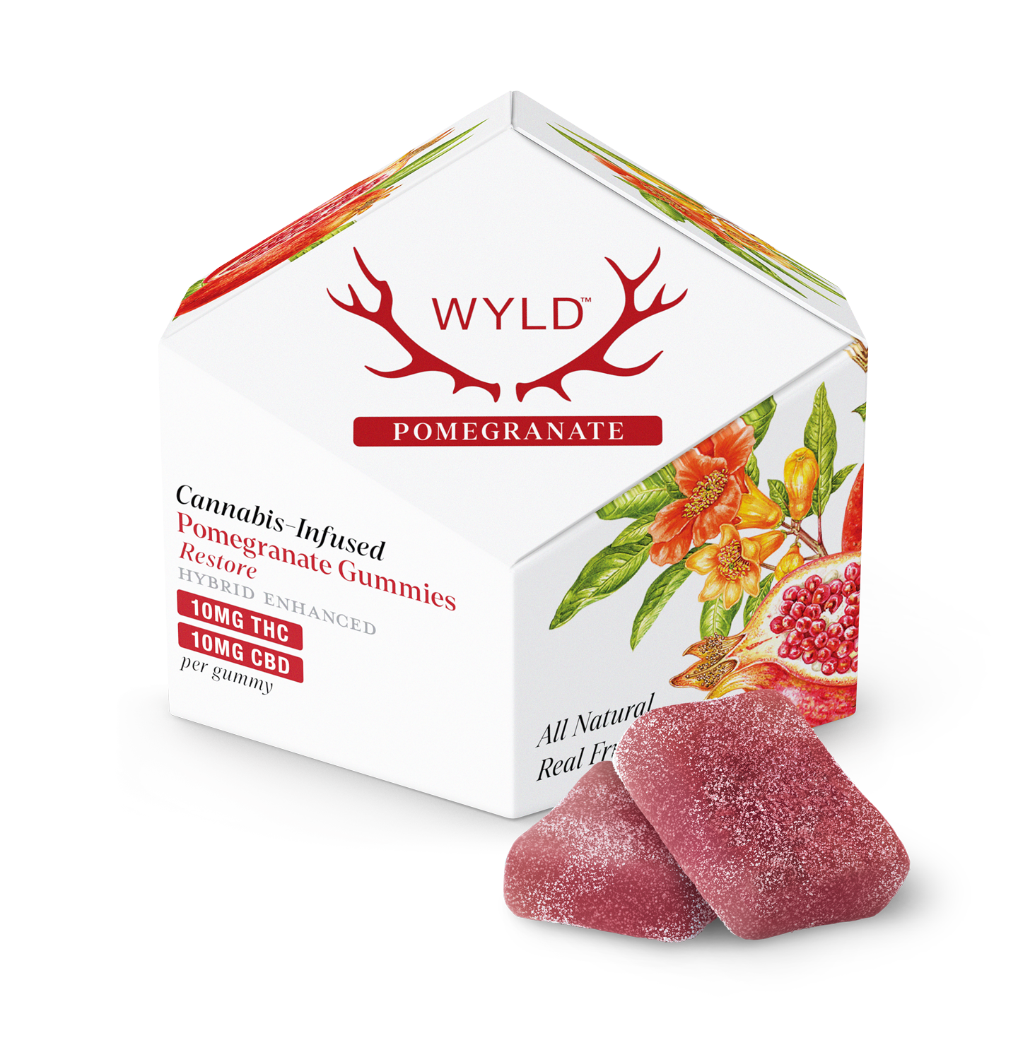 Pomegranate Restore 10mg THC : 10mg CBD