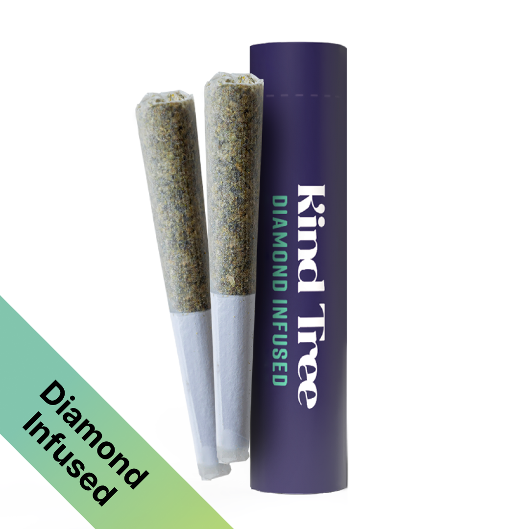Bubblegum Wedding 2 Pack Diamond Infused Prerolls 1G