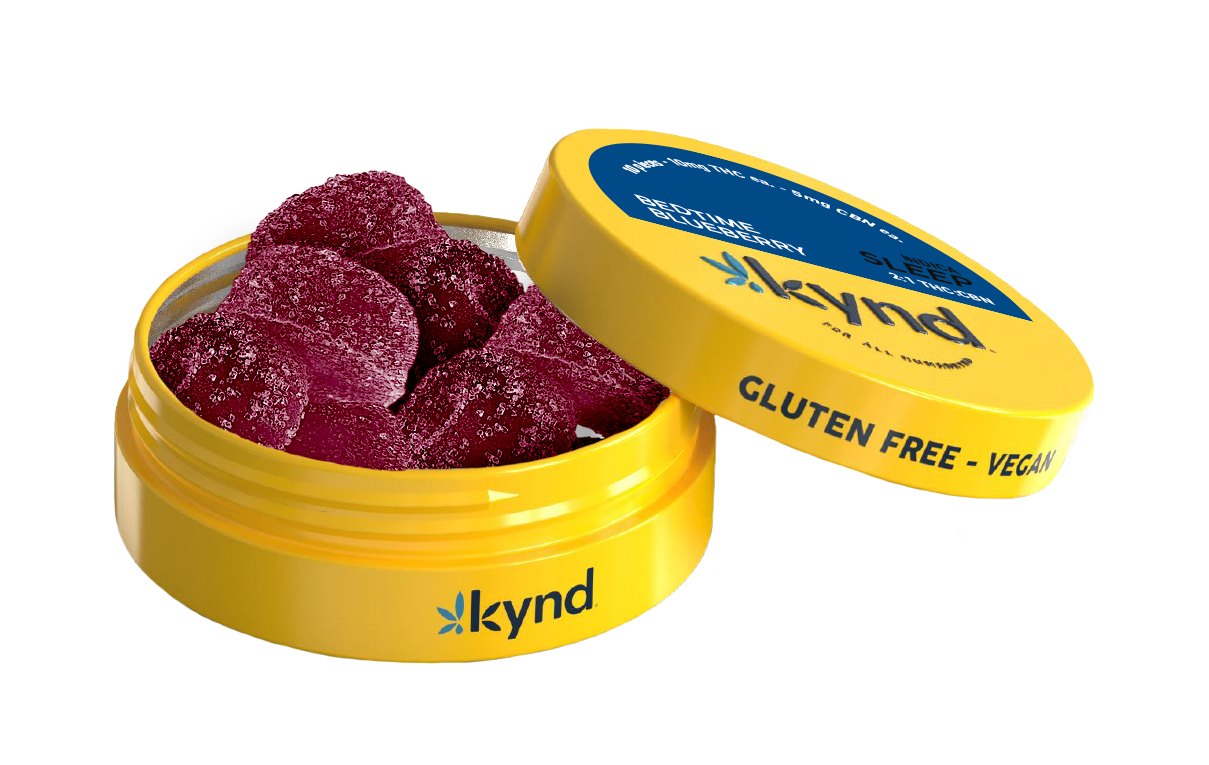 Sleep Bedtime Blueberry Gummies 50MG CBN : 100MG THC