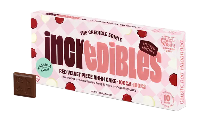Red Velvet Cake 100MG THC : 100MG CBD