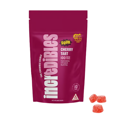 Sour Cherry Tart Gummies 100MG