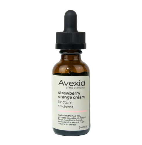 Strawberry Orange Cream Tincture 100MG THC : 100MG CBD