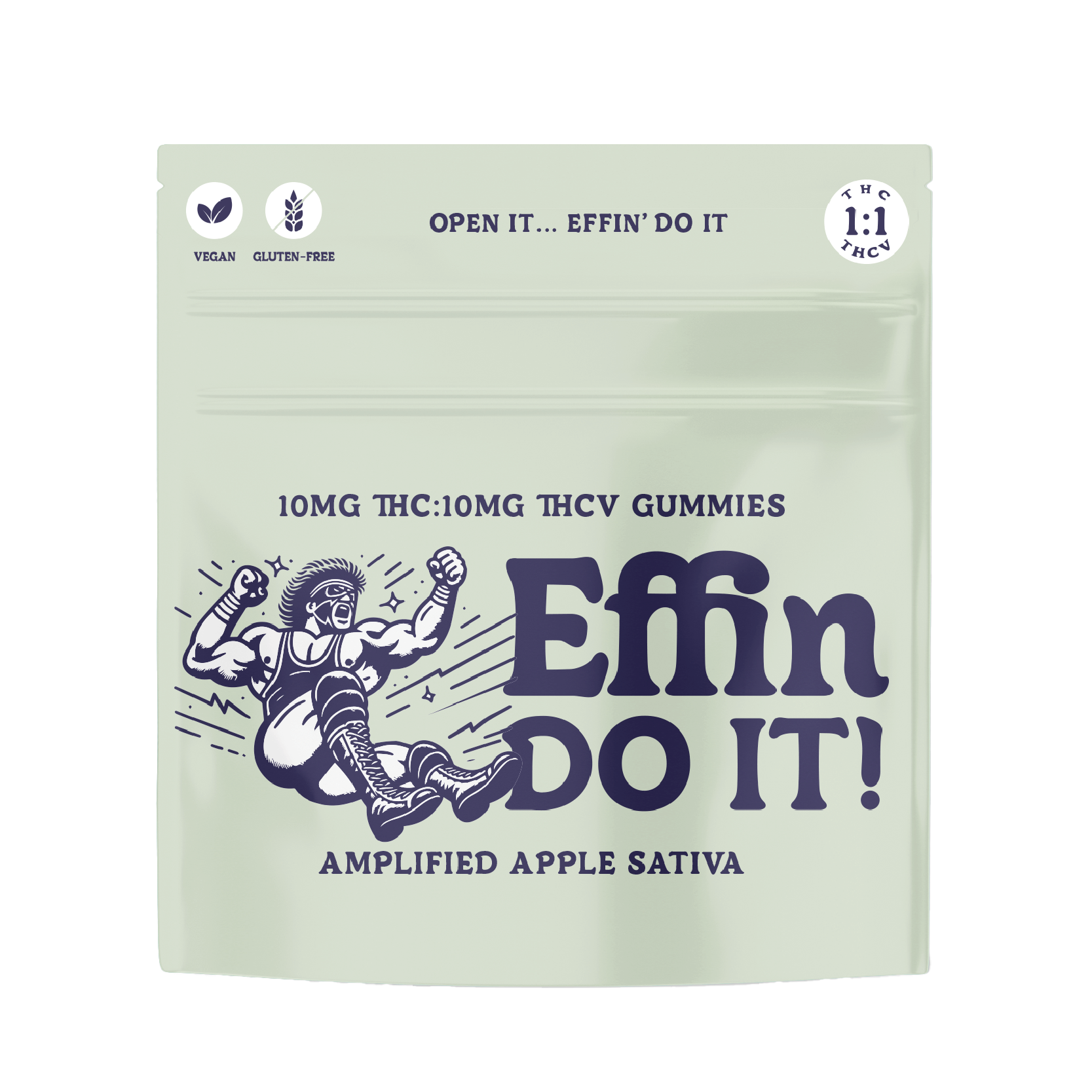 Amplified Apple 10 Pack 1:1 THC:THCV 100MG