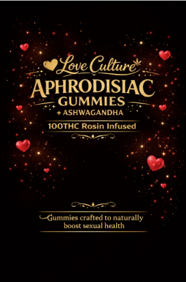 Love Culture Aphrodisiac Gummy + Ashwaganda Rosin Infused 10 Pack 100MG