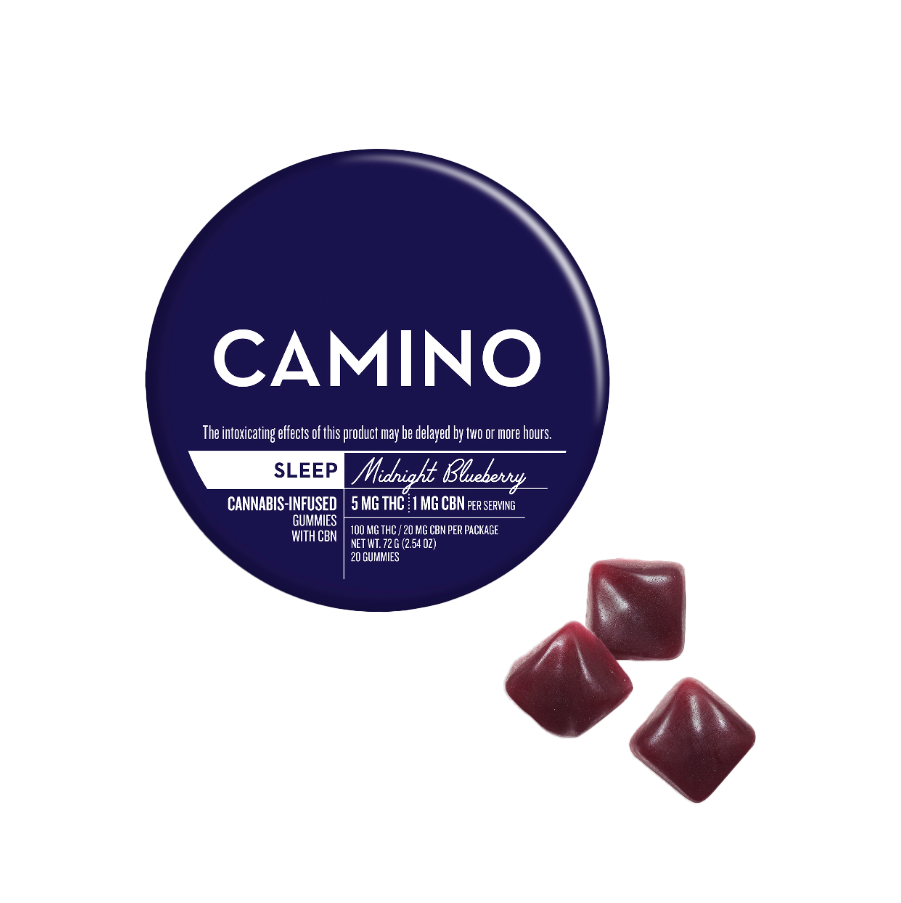 Midnight Blueberry 5MG THC: 1MG CBN 20 Pack 100MG