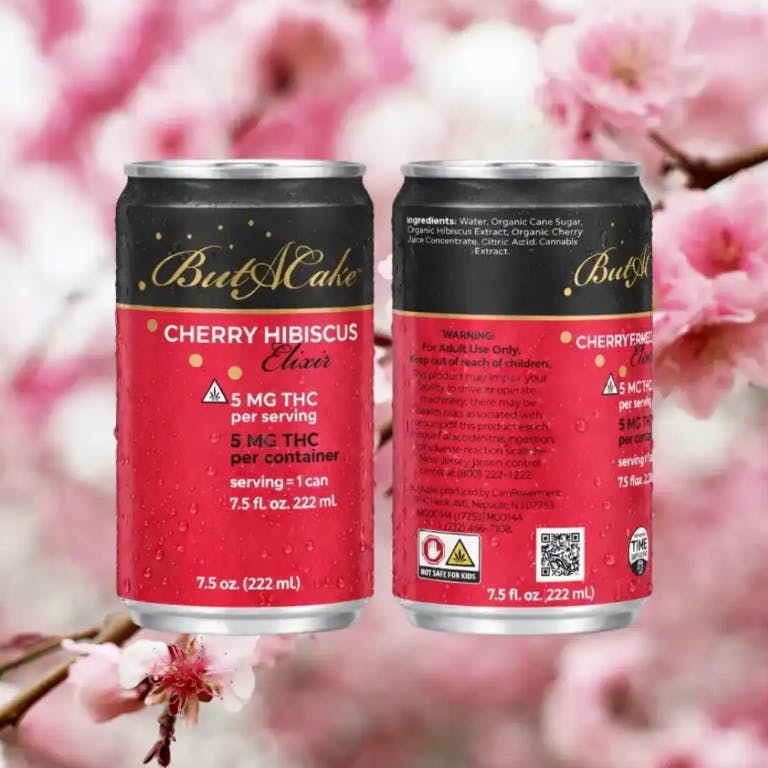 Cherry Hibiscus Elixir Infused Beverage 5MG