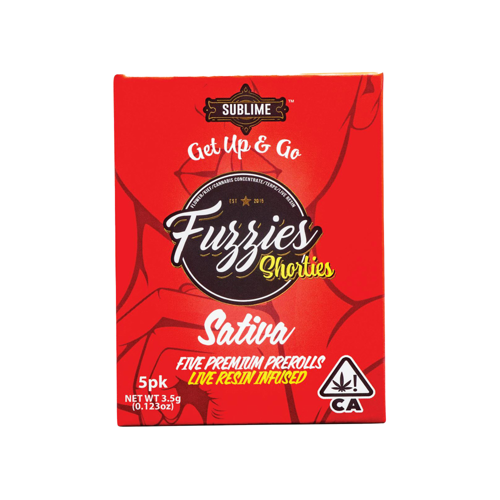 SOUR DIESEL LIVE RESIN INFUSED SHORTIES 5-PACK [3.5 G]