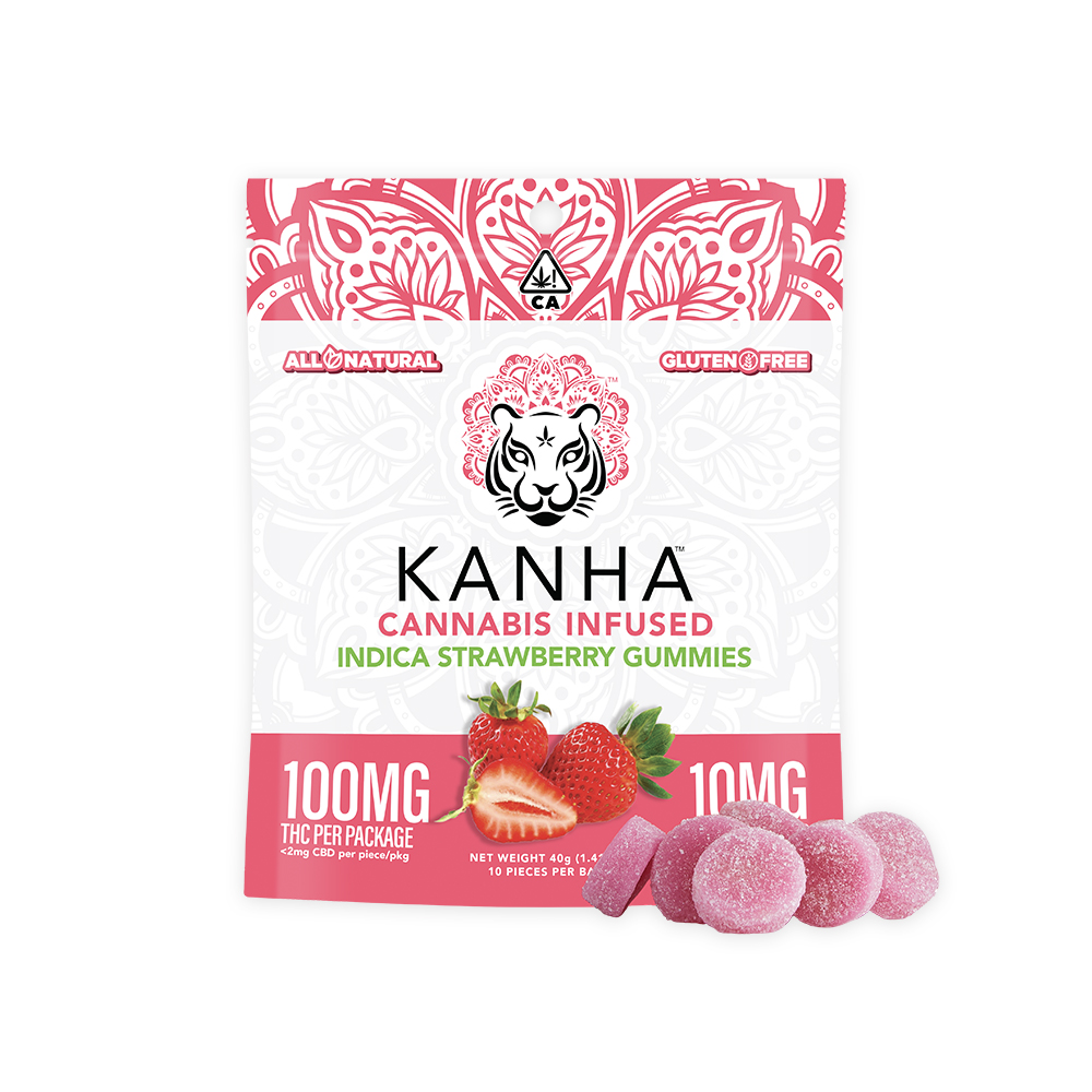STRAWBERRY INDICA GUMMIES [10 CT]