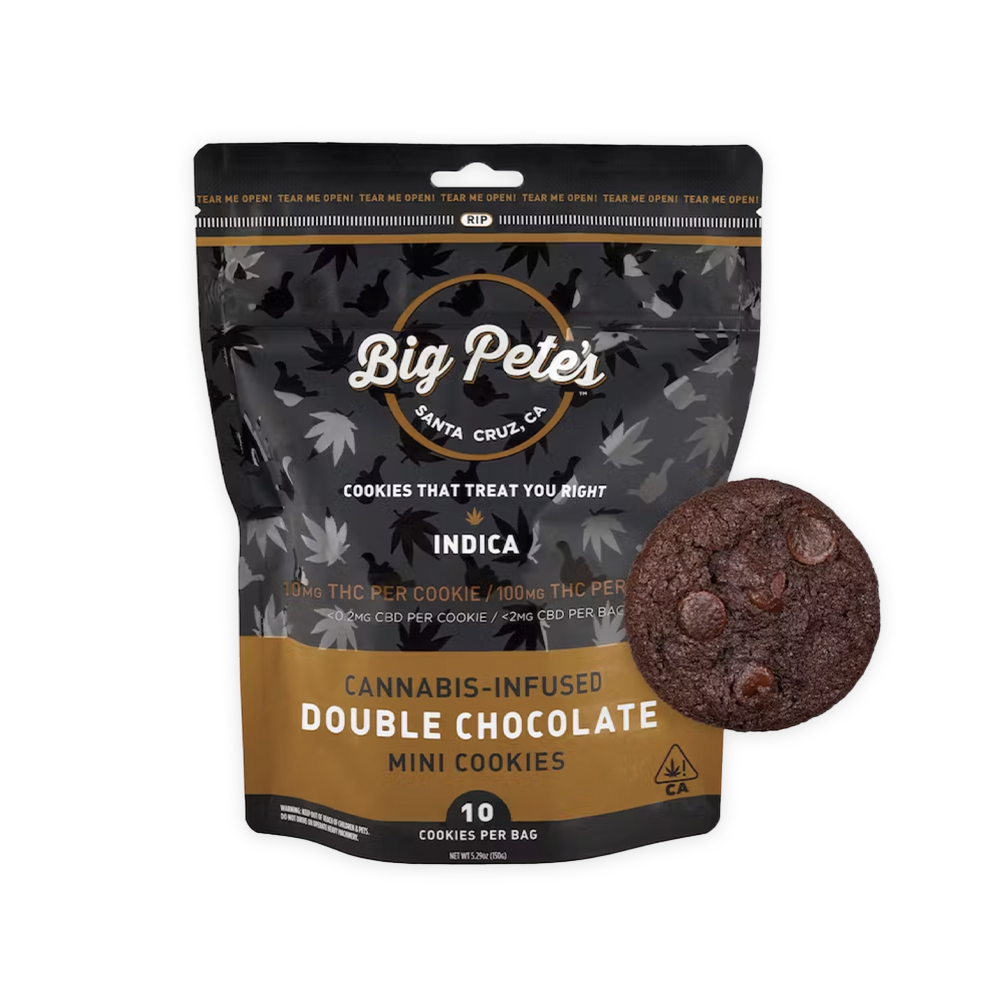 DOUBLE CHOCOLATE CHIP INDICA MINI COOKIES [10 CT]
