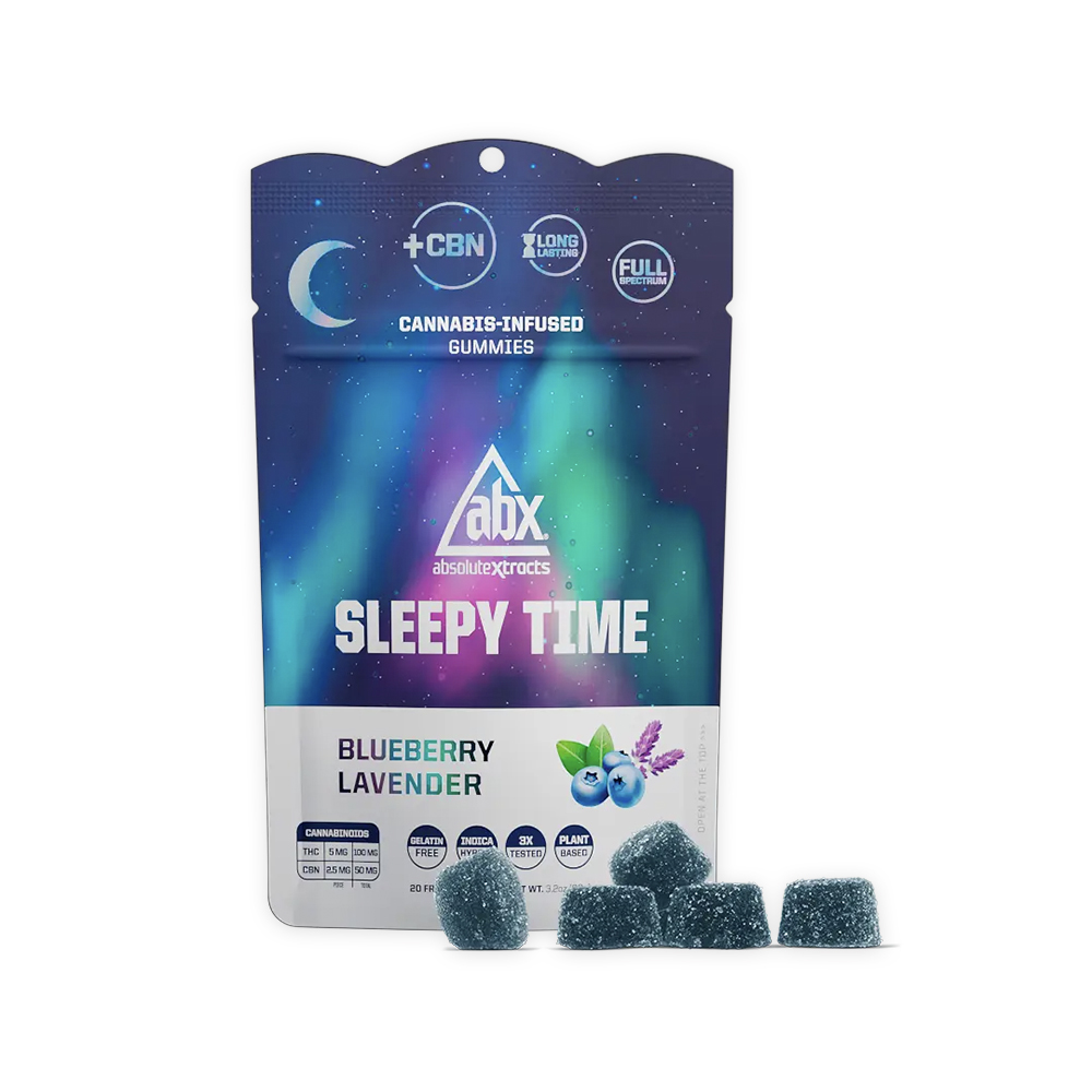 Sleepy Time +CBN Blueberry Lavender Gummies [20 Ct]