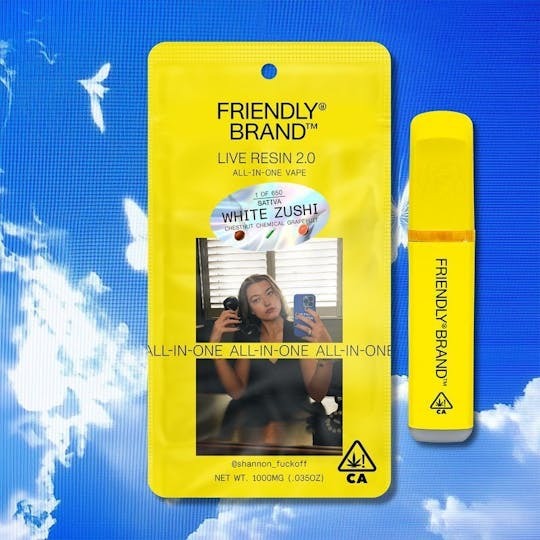 WHITE ZUSHI LIVE RESIN ALL-IN-ONE [1 G]