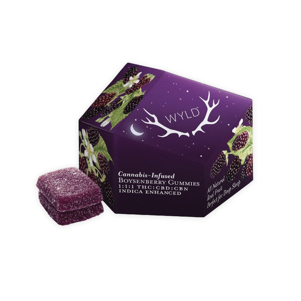 BOYSENBERRY (1:1:1) CBD/CBN FRUIT GUMMIES [10 CT]