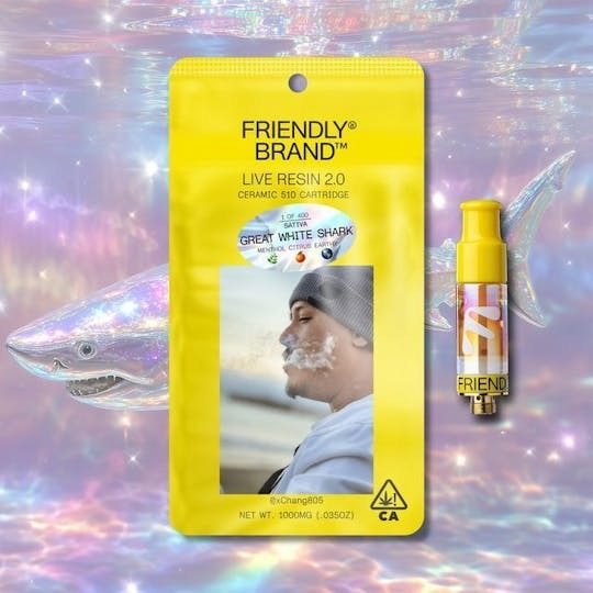 GREAT WHITE SHARK LIVE RESIN CARTRIDGE [1 G]