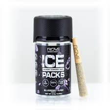 PURPLE TRAINWRECK ICE PACKS INFUSED PRE-ROLL 5-PACK [2.5 G]