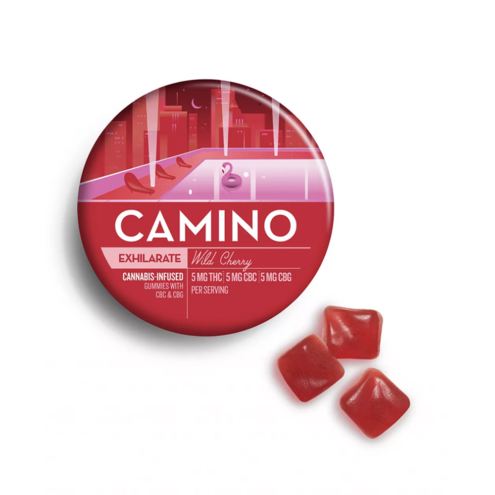 CAMINO WILD CHERRY (5:5:5) CBC GUMMIES [20 CT]