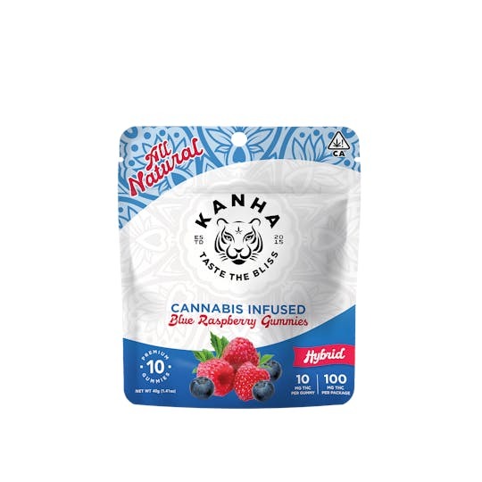 BLUE RASPBERRY HYBRID GUMMIES [10 CT]