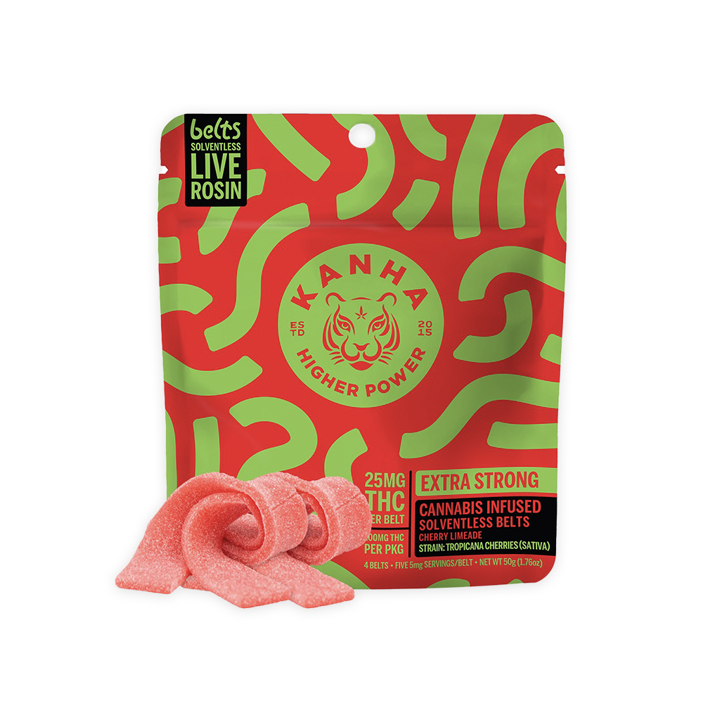 CHERRY LIMEADE SATIVA ROSIN GUMMY BELTS [4 CT]