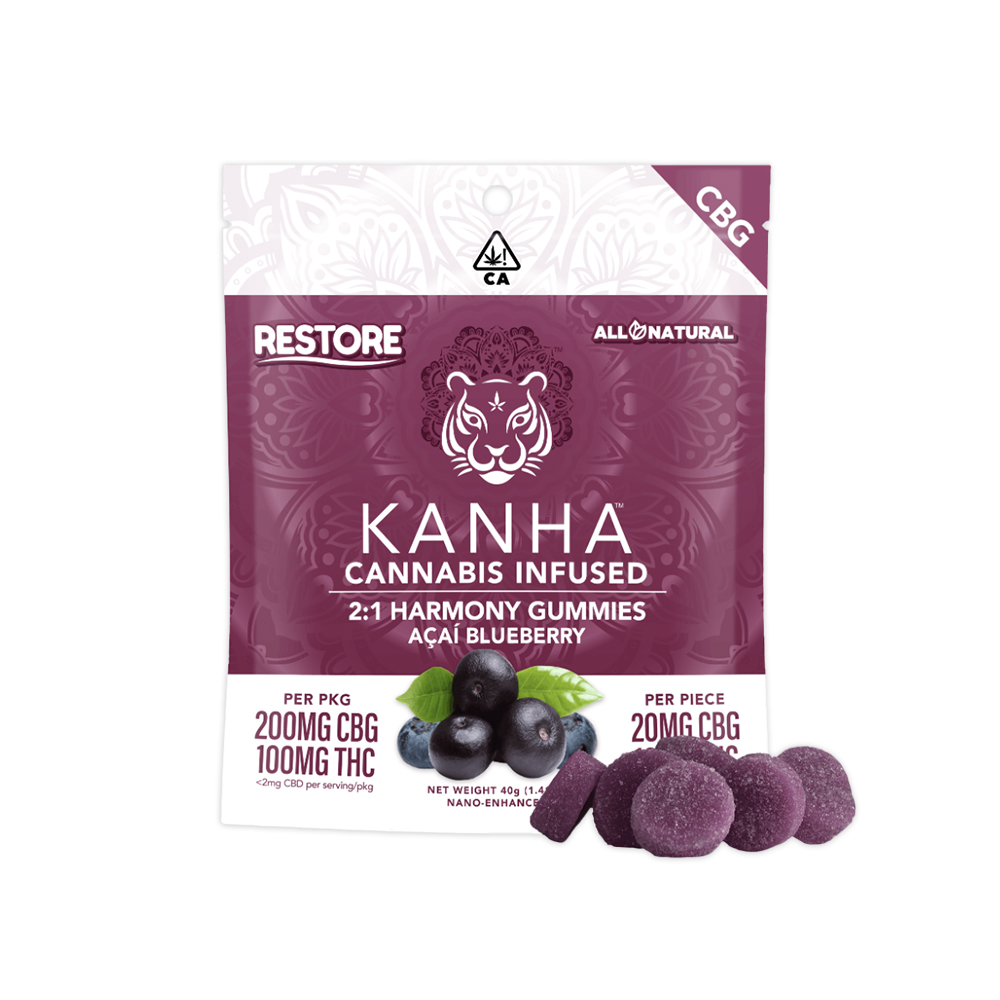 ACAI BLUEBERRY (2:1) CBG HARMONY GUMMIES [10 CT]
