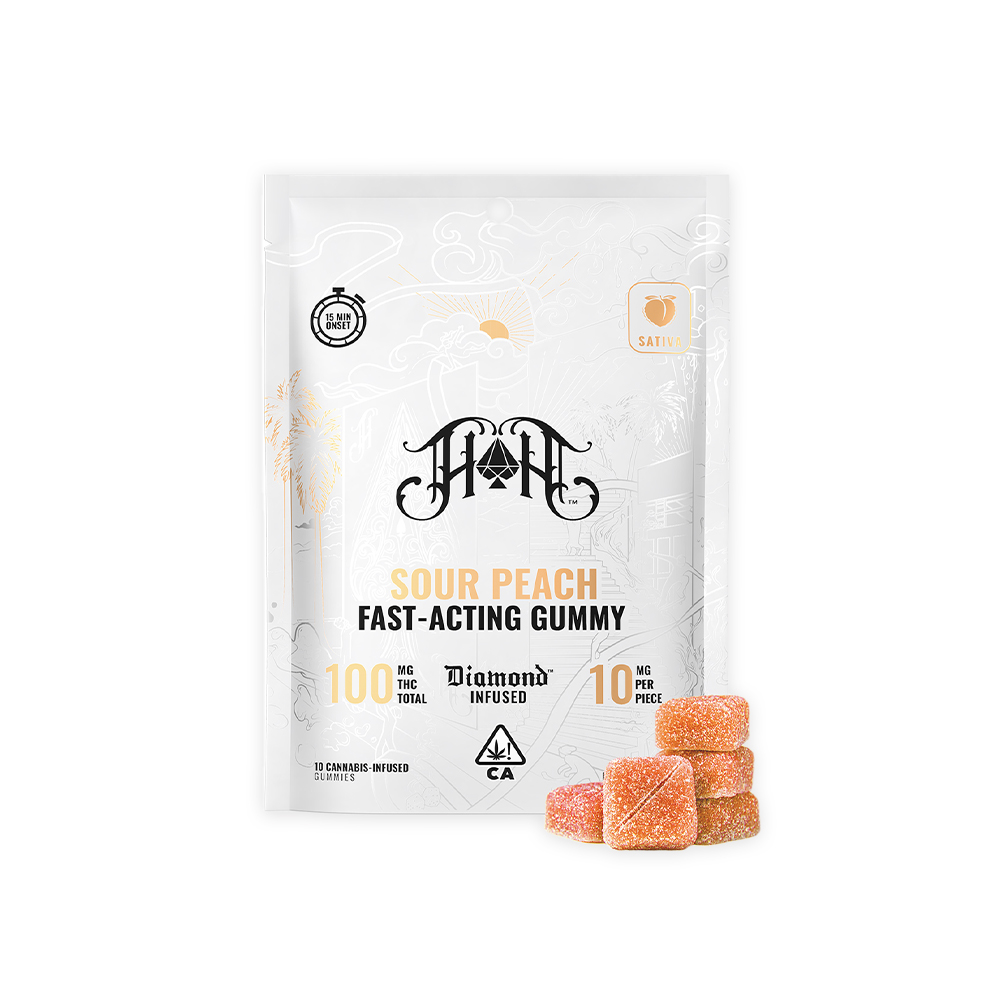 SOUR PEACH FAST-ACTING GUMMIES [10 CT]